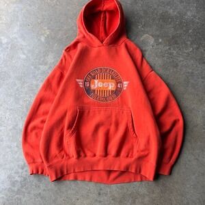 2000s off road jeep orange hoodie
